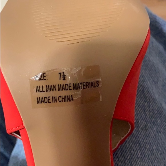 EUC✨ | Red Chunky Heels - Picture 5 of 8